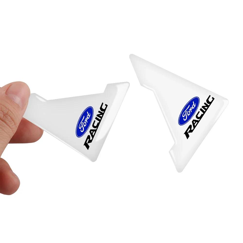 Горячая наклейка на автомобиль Для Ford Новая 2 шт. Прозрачные накладки на углы дверей автомобиля Наклейки для защиты от столкновений Для Ford Ranger Focus Ku