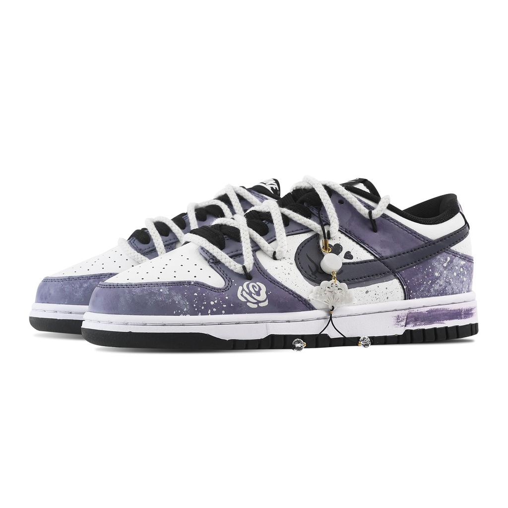 Nike Dunk Misty City Rose Abrasion Resistant Low top Skateboard Shoes Unisex Purple DD1391-100(Team529-)