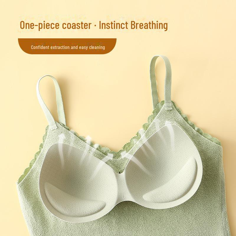 Женский двухсторонний бархатный жилет-комбинезон с нагрудными накладками, подкладкой из шелкового кашемира и бесшовным кружевным термобельем