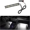 Car LED Strip Light, 24 LEDs RGB Neon Interior Atmosphere Lights, 12V Under Dash Ambient Night Light, USB Port Auto Interior Decorative Lamp,