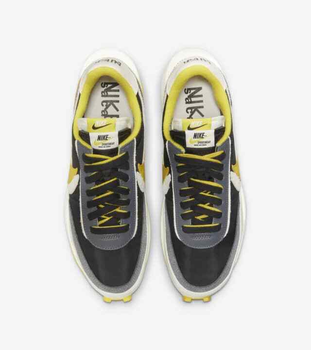 DJ4877-001 UNDERCOVER sacai Nike LD Waffle Черный Парусно-Серый-Темно-Серый-Ярко-Лимонный