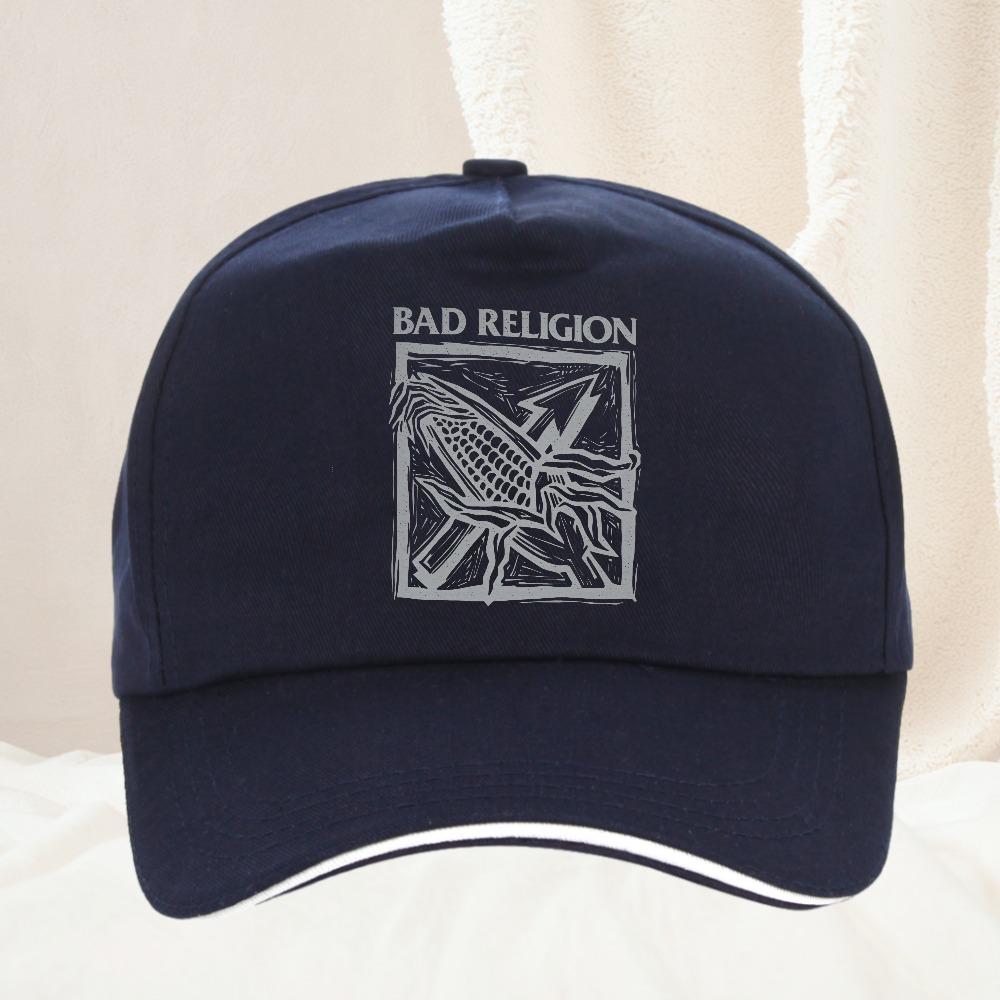 Bad Religion Унисекс Против течения Приталенная кепка Летняя бейсболка Регулируемая для повседневной носки Кепка Все сезоны Подарок для путешествий