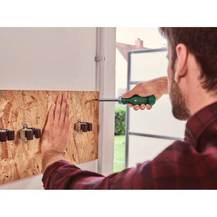 Bosch tournevis cliquet 12 embouts