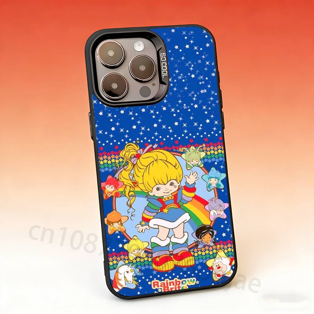 Cartoon R-Rainbow Brite Phone Case For iPhone 17,16,15,14,13,12,11,Pro,Max,Plus,Mini Candy Matte Shockproof Cover