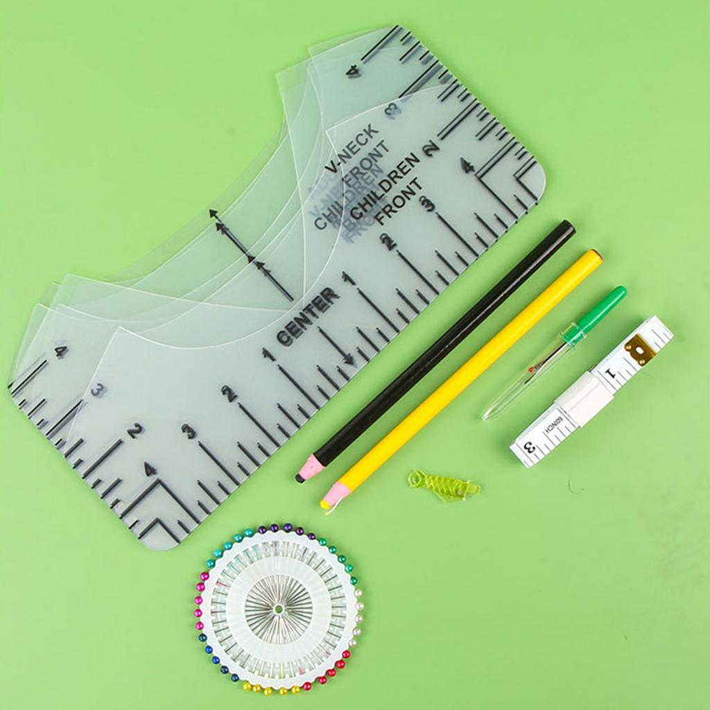 Футболка Линейка для Центровки Футболки Наборы Линеек для Выравнивания Футболки Футболка Набор Шаблонов для Трафаретной Печати Термо/Виниловой Прессой