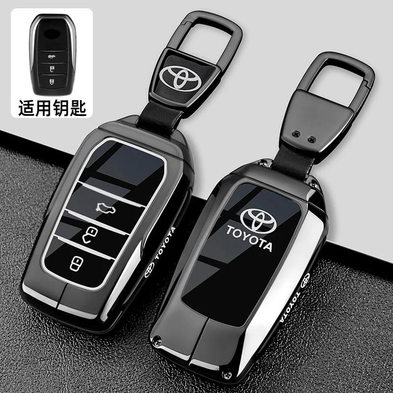 GQUL6 Упаковка для ключей из цинкового сплава highlander Camry CALLORA RAV4 RITZ Для TOYOTA CROWN Декоративный корпус автомобильного ключа