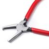 5 Inches Burr Removal Flat Nose Pliers Precision Nail Extraction Guitar Repair Tool with 45-Degree Tip Angle