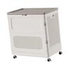 Laundry Basket Washing Cloth Bin Foldable Modern with Lid Decorative Dirty Clothes Organizer for Home Apartments Bathroom