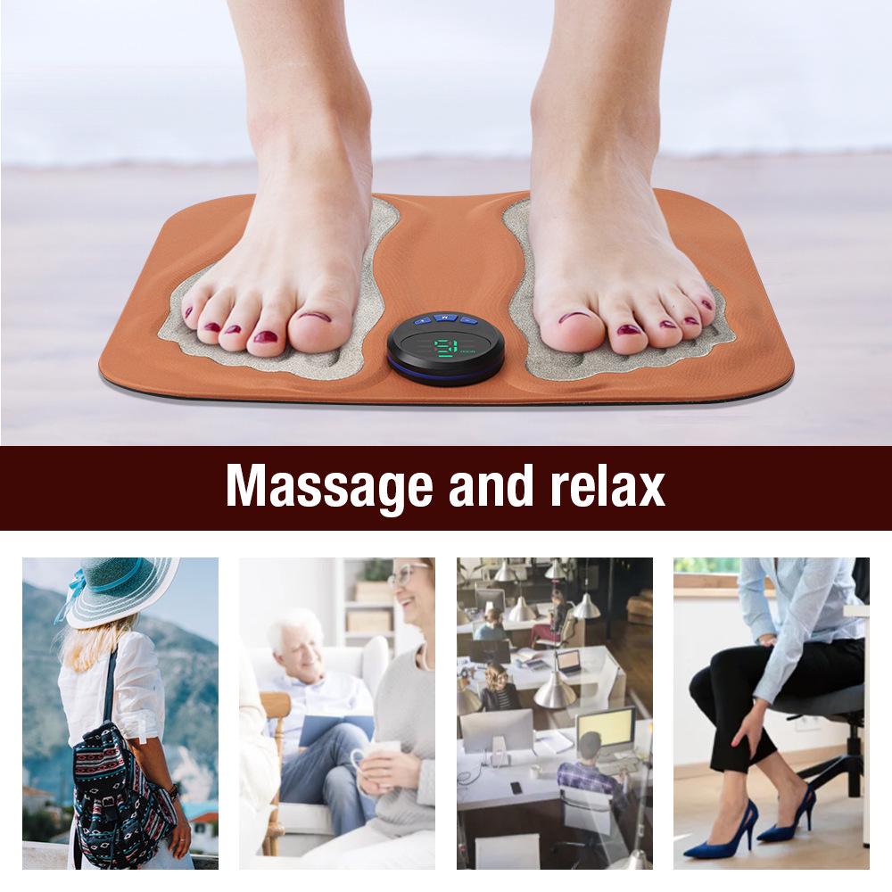 USB EMS Умный массажер для ног: 3D Импульсный Микротоковый Терапевтический Аппарат