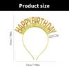 Фестивальные реквизиты Головные уборы Повязка на голову для детской семейной вечеринки по случаю дня рождения Прекрасный сверкающий головной убор Аксессуары для вечеринок