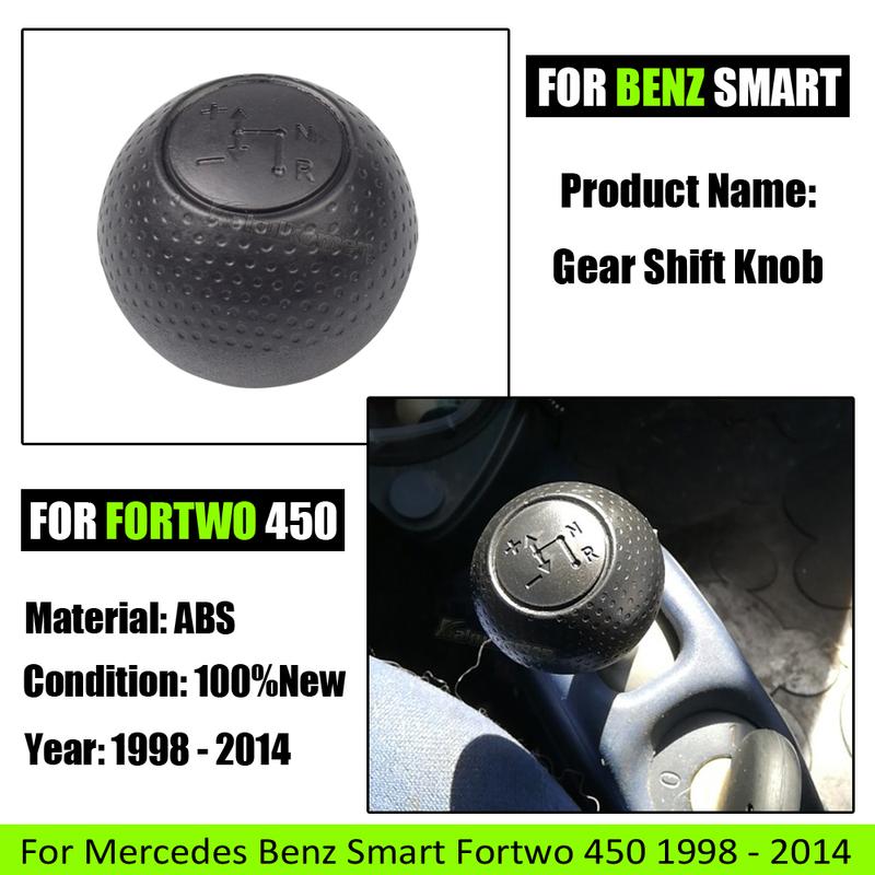 For Mercedes Benz Smart Fortwo 450 1998-2014 Gear Shift Knob Automatic Transmission Lever Shifter Hand Ball Gearbox Stick