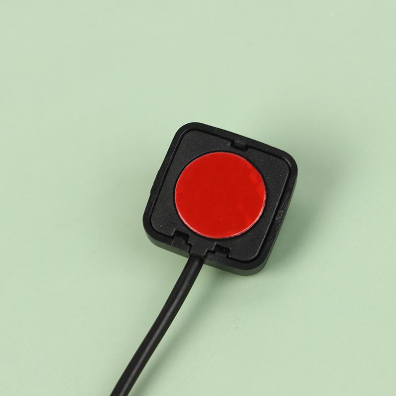 1 шт., кнопка мгновенного включения/выключения, черный пластик, 12 В, 24 В, кнопка автомобильной сигнализации, фонарик для поверхностного монтажа, мини-кнопочный переключатель