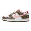 Dunk Low GS XOXO Kids Sneakers Tan Dark-Khaki Bubble-Gum 309601-261