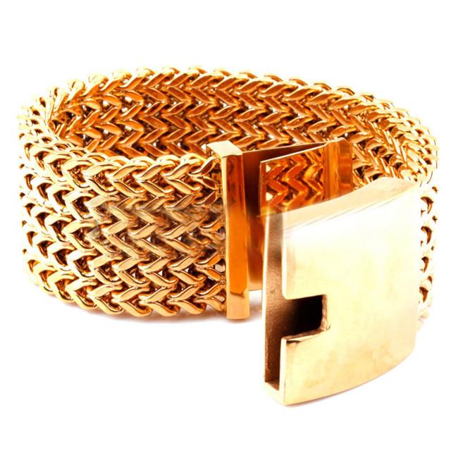 Тяжелая цепочка Франко Роло длиной 30 мм и шириной 30 мм из нержавеющей стали 316L, мужская цепочка, ювелирные изделия