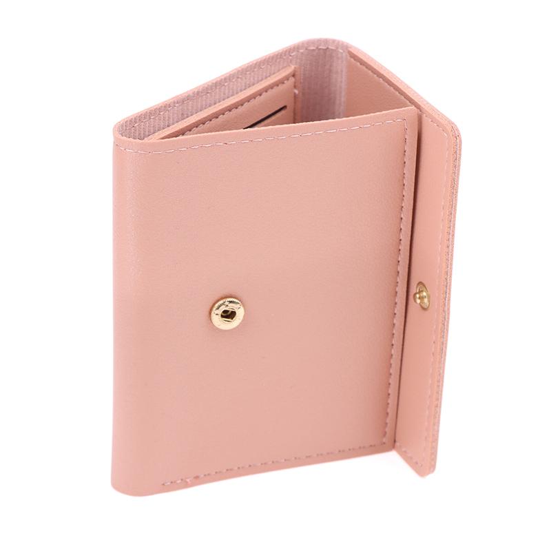 1 шт., женские короткие милые маленькие кошельки, студенческие, тройные, держатели для карт, сумка для удостоверения личности для девочек, держатели для карт, портмоне, кошельки, мультяшная сумка