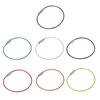 Colorful Stainless Steel Wire Keychain Cable Key Ring Chain Outdoor EDC Luggage Tag Loop Rope
