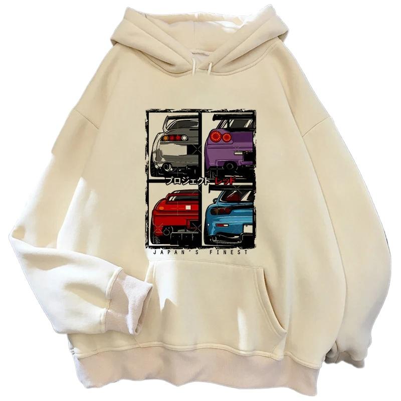 Толстовка с капюшоном Jdm Printed для мужчин, повседневная мода, мужская рубашка с капюшоном, длинные рукава, пуловеры, толстовки и свитшоты для мужчин