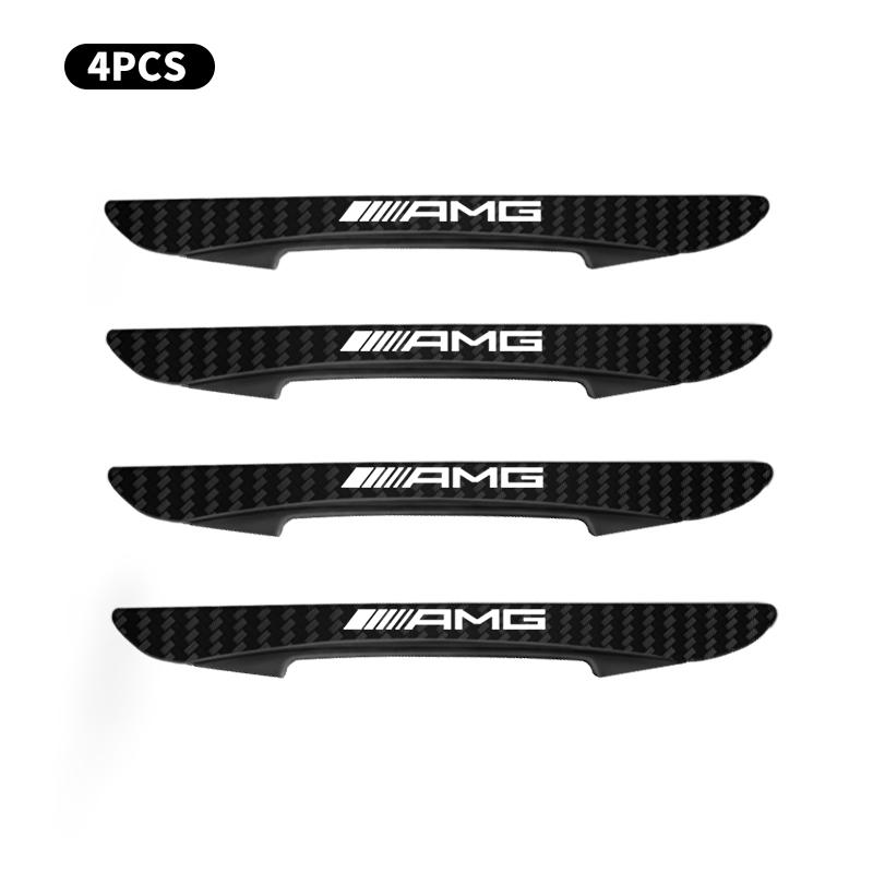 4 шт. Автомобильная противоударная полоса-наклейка на бампер двери Для Mercedes Benz W211 W204 W210 W124 AMG W202 CLA W212 W220 W205