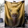 Snake Throw Soft Flannel AC Blanket Lightweight Summer Nap Throw Cozy  Blanket for Sofa Bed Travel Home