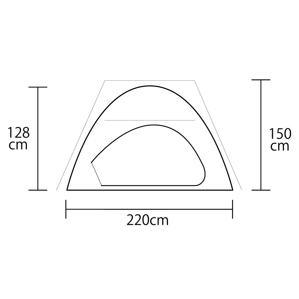 tenmaku design Tengel Standard Yamabuki Solo Camp Bike Touring Camp Touring