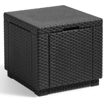 Графитовый пуфик для хранения Keter Cube 213816 422801
