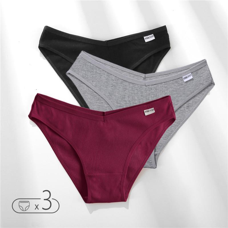 FINETOO M-4XL хлопковые трусики, женское нижнее белье с V-образной талией, трусы больших размеров, женские трусы с низкой посадкой, удобные трусики, нижнее белье