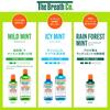 The Breath Co. Mild Mint Mouthwash 500ml - Oral Care, Low discomfort, Bad Breath