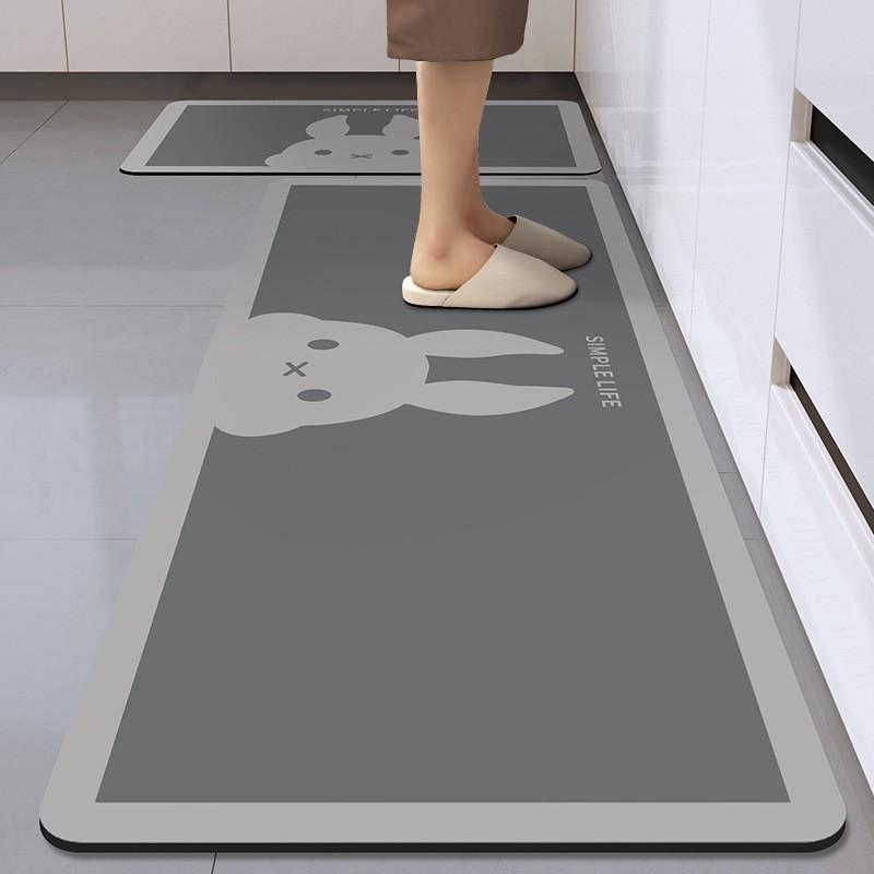 Silica Diatomite Kitchen Mat Absorbent Non-Slip Water Resistant Floor Bathroom Dining