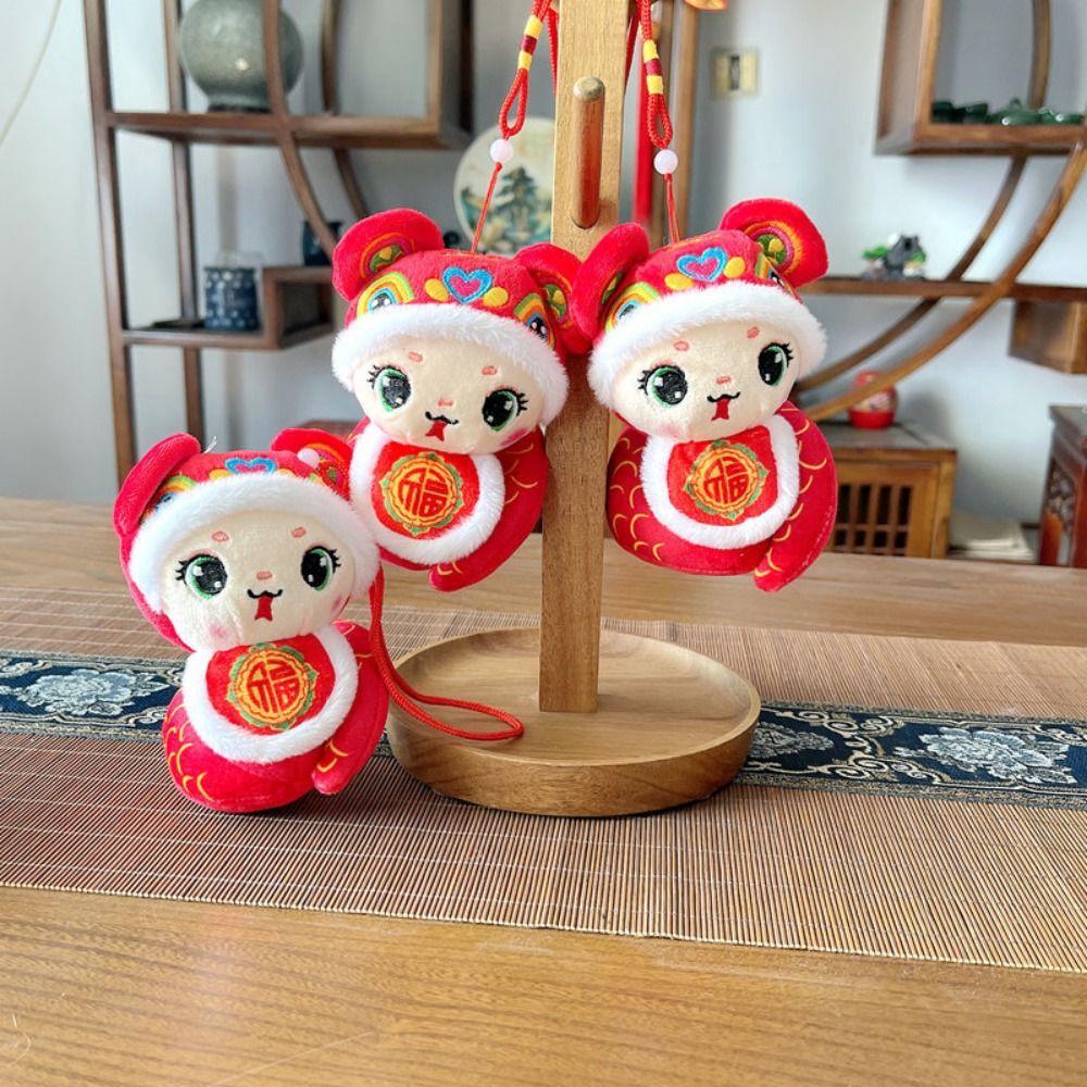 New Year Snake Year Mascot Pendant Cartoon Snake Plush Toy New Lucky Charm  New Year