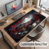 Space Cosmic Theme Customized Mouse Pad Personalized Print Name Text Desk Mat For Home Office Table Decor