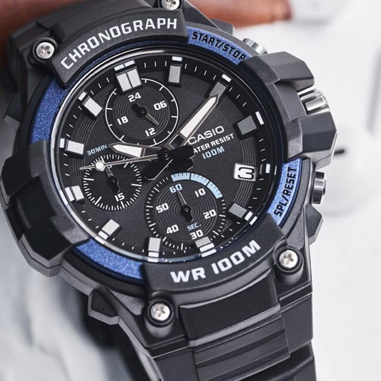 Casio Мужские ЧАСЫ ДЛЯ ПОДРОСТКОВ Черные MCW-110H-2A MCW-110H-2A