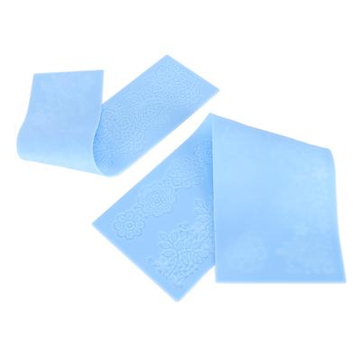 2 шт. Форма для тиснения кружева для мастики, форма для кружева с несколькими кругами и цветами, силиконовый инструмент для украшения торта