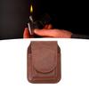 Чехол для зажигалки с поясным ремнем   Держатель из ПУ Противоударный Мягкая подкладка Магнитная застежка Поясной чехол для зажигалки для улицы