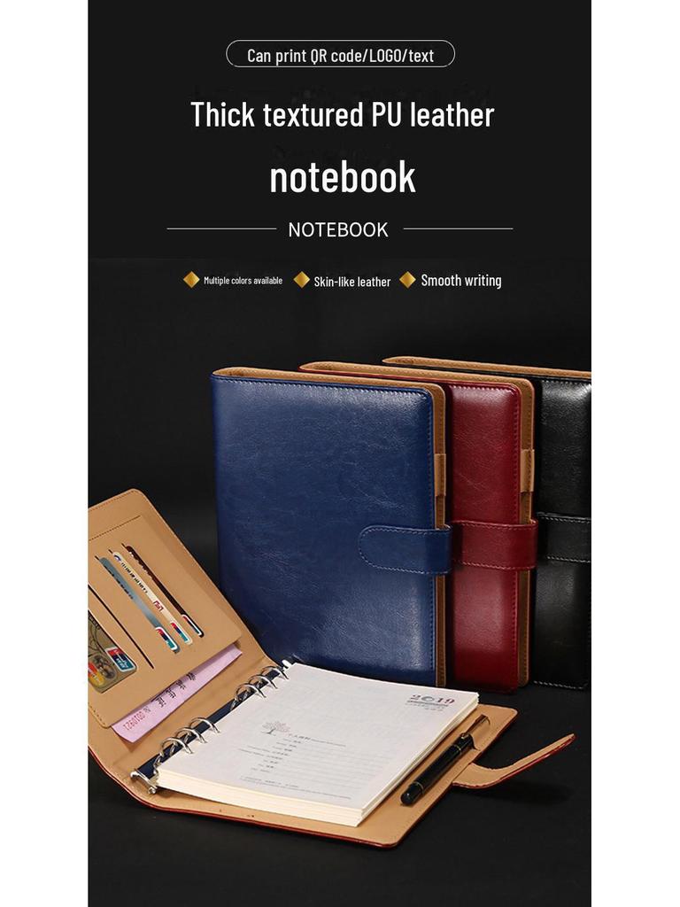 Блокнот формата А5 с кожаной обложкой премиум-класса и отрывными листами - толстый офисный блокнот формата В5