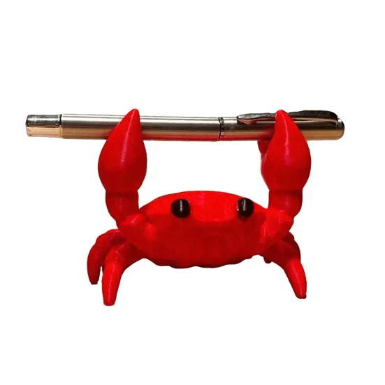 Подставка для ручек в виде краба, милый 3D органайзер для стола для ручек, карандашей, очков, декоративный подарок для детей, взрослых, школьные и офисные принадлежности