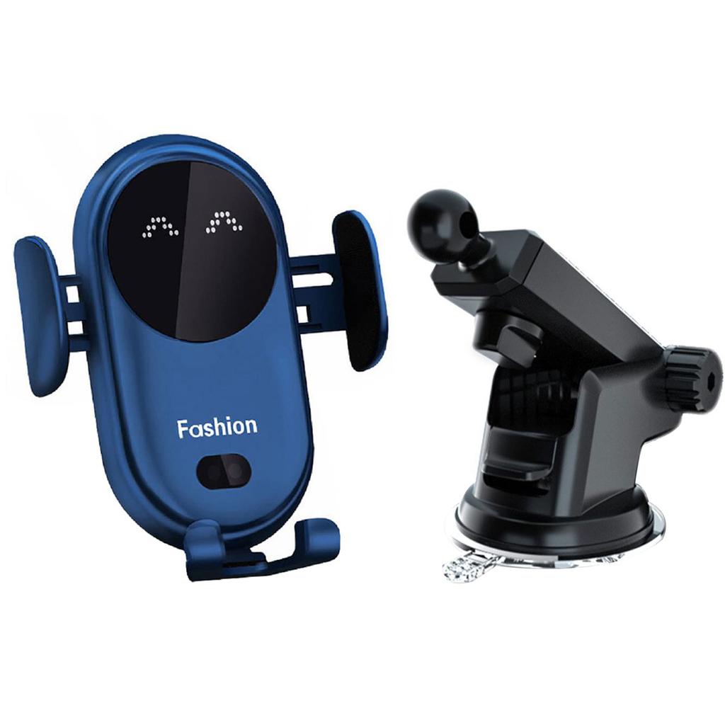 Автомобильное беспроводное зарядное устройство мощностью 10 Вт, держатель для телефона с присоской, инфракрасный датчик, автоматическая зажимная подставка для мобильного телефона