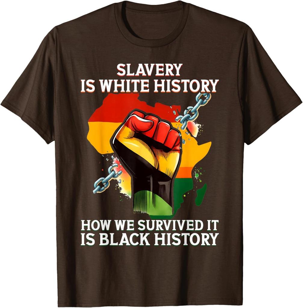 Slavery Is White History How We Endured Is History Unisex T-Shirt