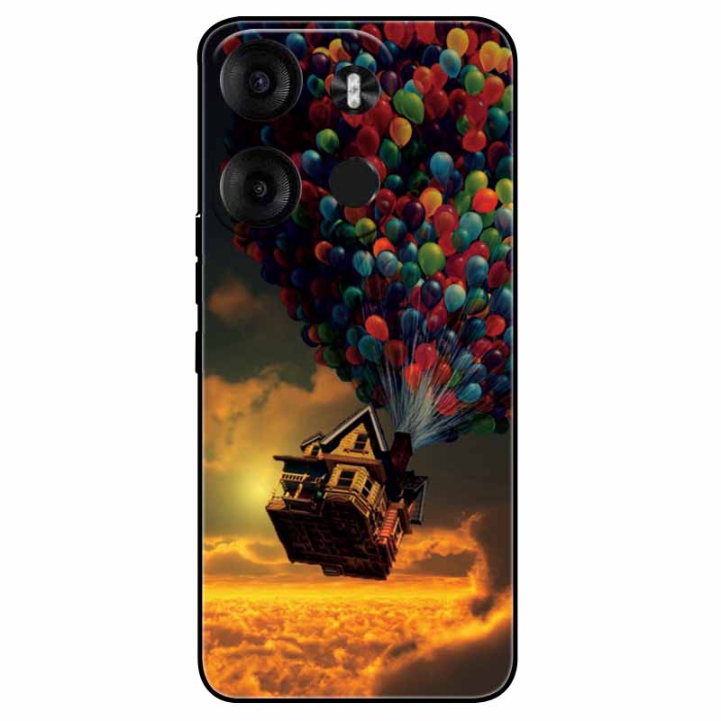 Чехол для Tecno Spark Go 2023 ТПУ Модный Милый Силиконовый Задний Чехол Для Tecno Pop 7 Pro BF7 Funda Ударопрочный Pop7pro 7Pro Capa