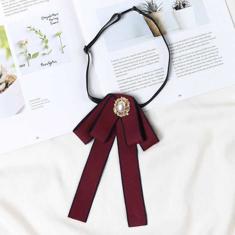 Japanese Style Bow Tie for Women Student Preppy Style Shirt Accessories JK