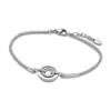 Bracelet - Lotus - LS1868-2-1 - Stainless Steel - Zirconium Oxide - Silver