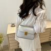 Корейская версия модной персонализированной небольшой квадратной сумки, сумка под мышкой, летняя новая мода 2024 года, простая сумка через плечо, повседневная сумка-мессенджер