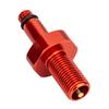 Bike Valve Adapter Conversion Tool Aluminum Alloy Rear Shock Absorber Inflatable Joint Red