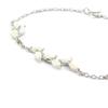 [I2631] - Silver Bracelet 'Opal Goddess' Silver White (rhodium Plated) - 8 Mm