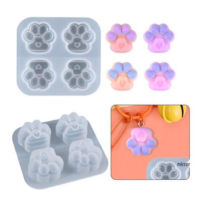 Yumei DIY Форма для брелока из эпоксидной смолы в виде кошачьей лапки