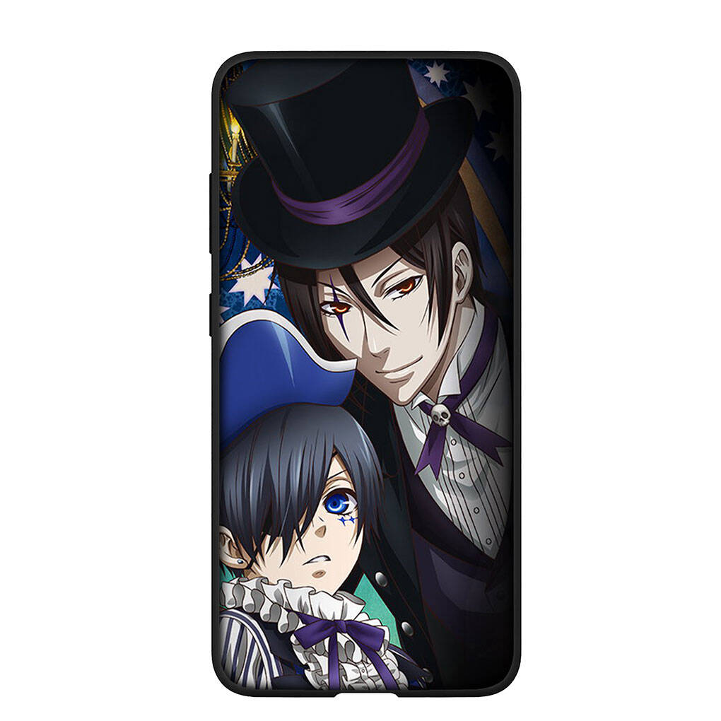 Чехол для телефона Samsung Galaxy S25 S23 S22 S21 S24 Ultra FE A05 A06 A15 A16 A36 A37 A35 A34 A54 A55 A56 A57 A25 A26 A53 A17 Комиксы Черный дворецкий Чехол