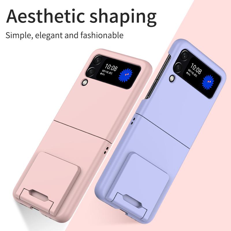 Противоскользящий простой чехол для мобильного телефона Samsung Z Flip4 5g, складной чехол для Samsung Galaxy Z Flip4 Flip 4 Flip3 Flip 3 Zflip4