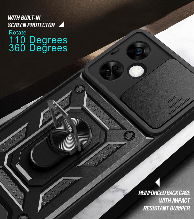 Чехол для OnePlus Nord N30 5G, защитный чехол для объектива камеры One Plus Nord N30 N 30, магнитный держатель с кольцом, задняя крышка