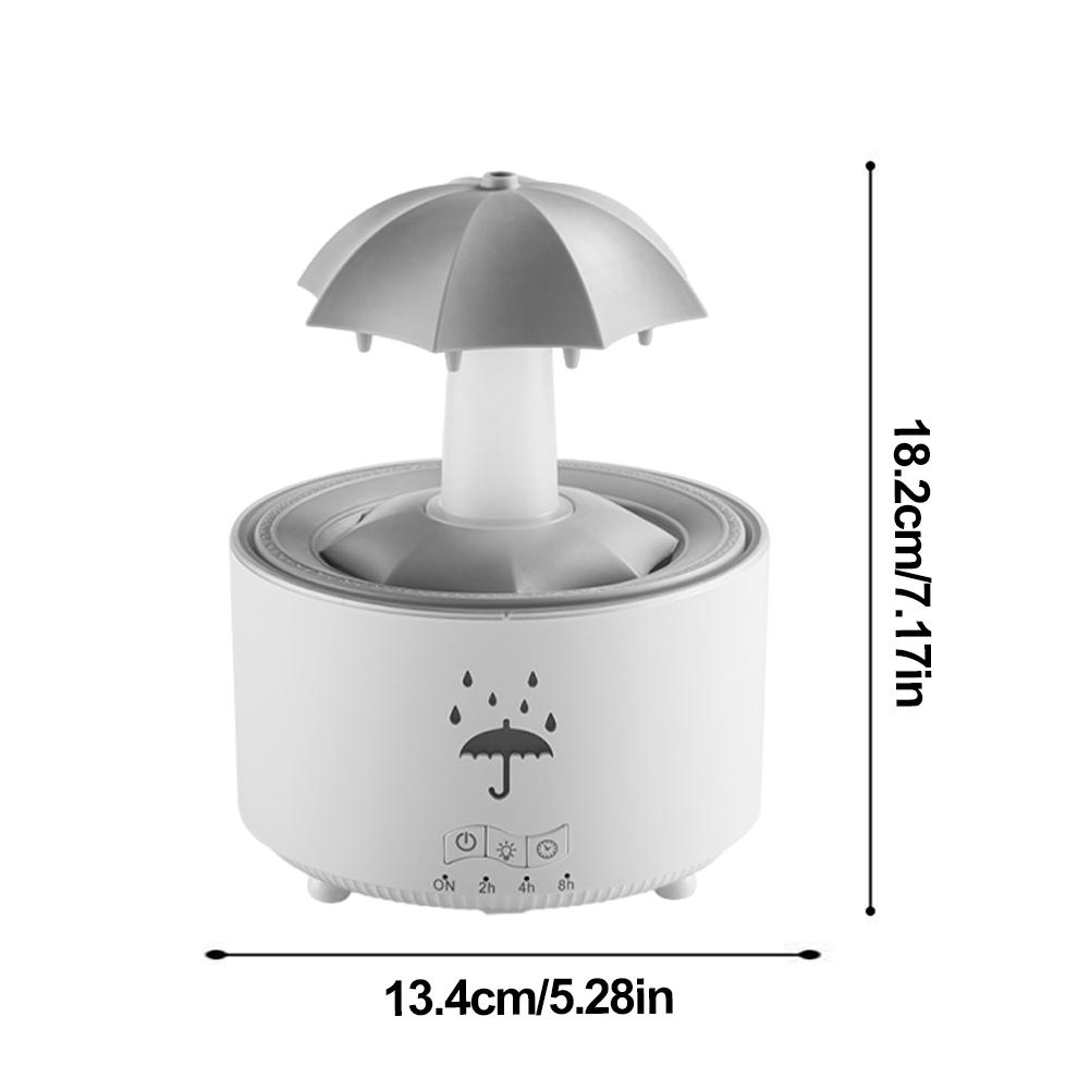 Rotating Umbrella Humidifier with Remote Essential Oil Diffuser Auto Shut-Off Aromatherapy Diffuser for Home Office