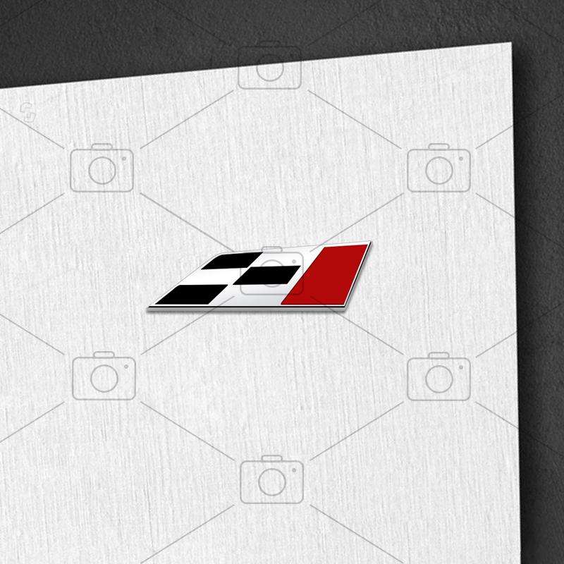 hbzh3 Car Metal Body 300 Race Flag Logo Decals Grille Badge Trunk Emblems Sticker For Seat ARONA Leon Ibiza Born Tarraco Accessories
