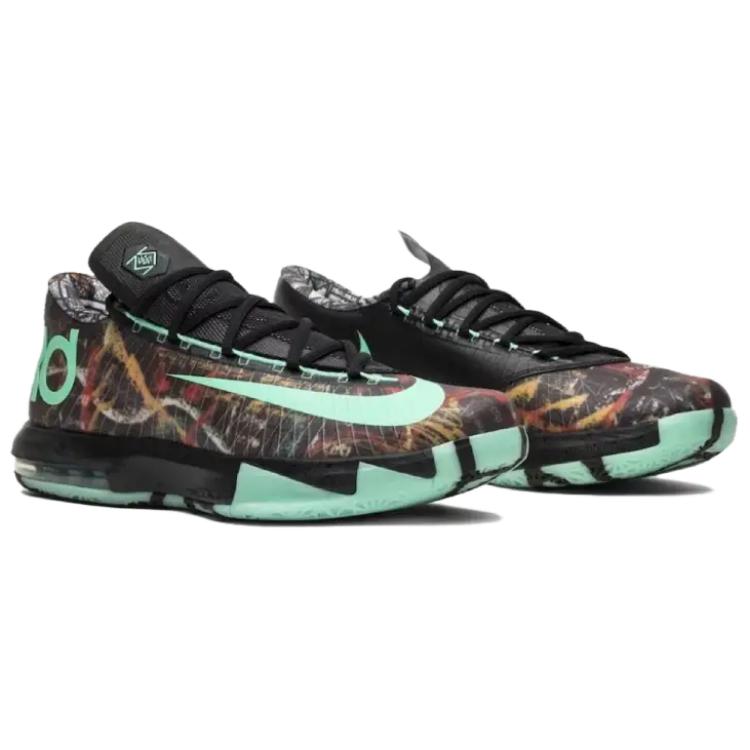 Nike KD 6 All-Star 'Illusion' Мультиколор/Зеленое свечение/Черный FQ8356-900